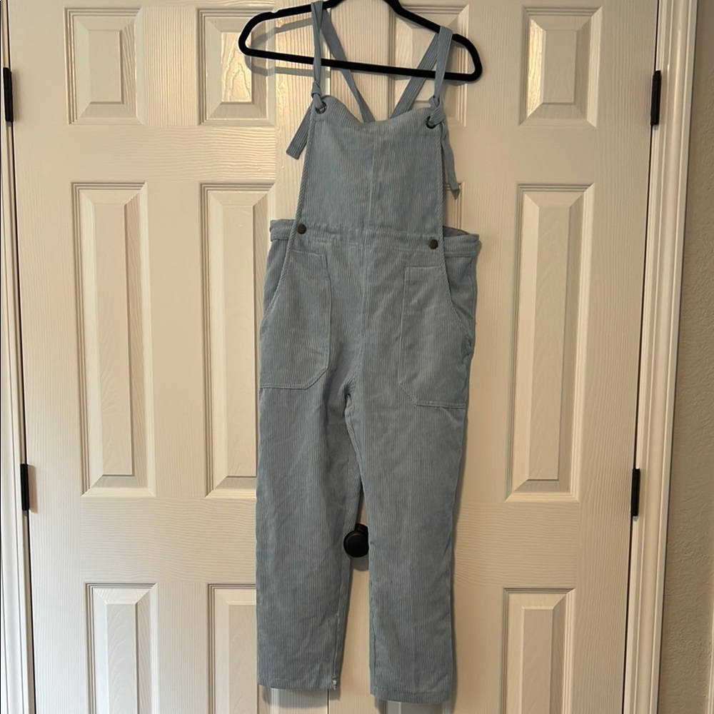 Sky Blue Women's Denim Overalls